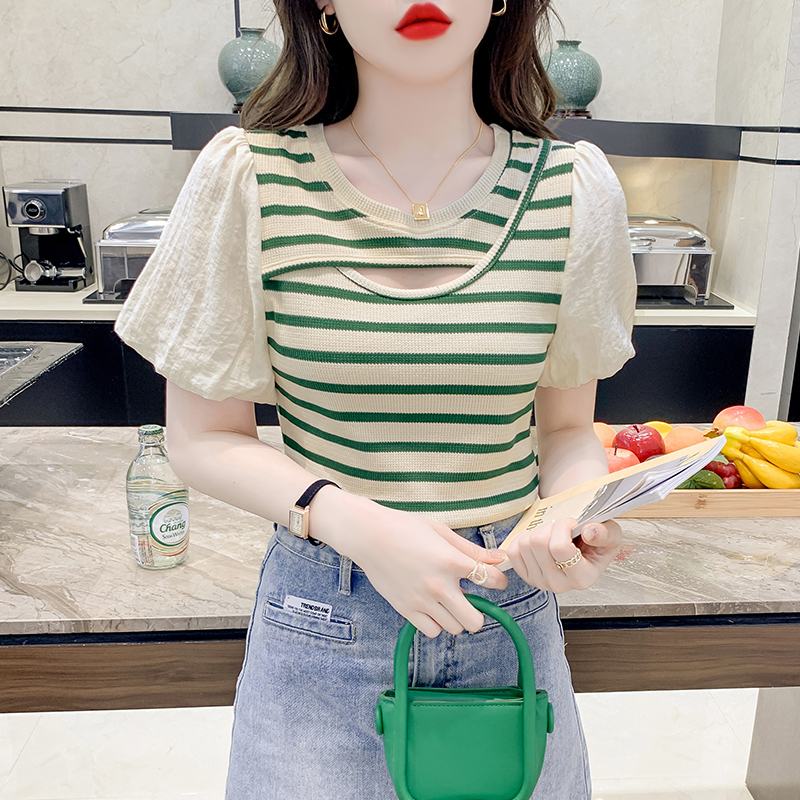 เสื้อผ้าวัยรุ่นเกาหลี เสื้อยืดวัยรุ่นผู้หญิง มีขนาด S M L XL