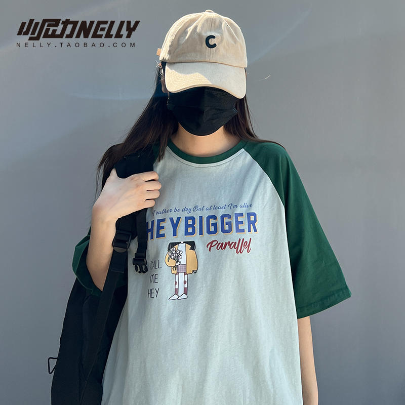 เสื้อยืดคอกลม ผู้ชาย เสื้อยืดผู้ชายเกาหลี เสื้อยืดเกาหลี แบรนด์ NELLY