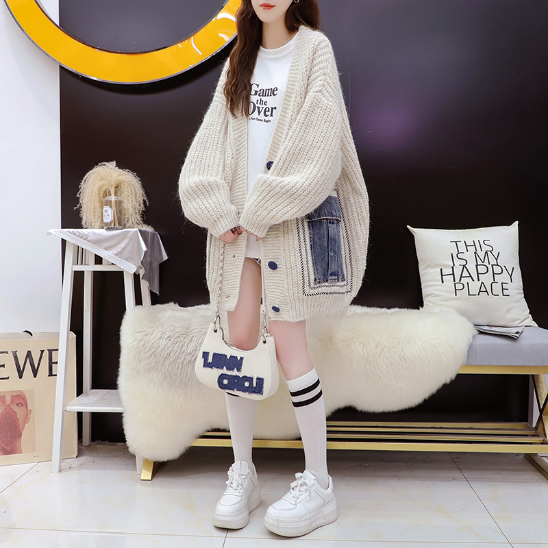 เสื้อไหมพรม เสื้อไหมพรมแขนยาว 38-44 นิ้ว ฟรีไซส์