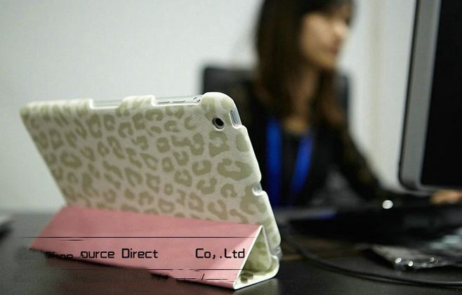 เคส Ipad mini 7.9" Smart Auto Sleep Wake แถบแม่เหล็ก เปิด ปิด ลายเสือดาว สาวเปรี้ยว สีขาว เทา ชมพู เหลือง no 388689
