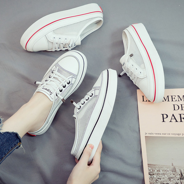 รองเท้าผ้าใบ ผู้หญิง รองเท้าผ้าใบวัยรุ่น แบรนด์ RENBEN