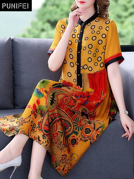 เดรสวัยผู้ใหญ่40-60ปี เดรสคุณแม่ ชุดเดรสทำงานวัยผู้ใหญ่ แบรนด์ MAMA DRESS