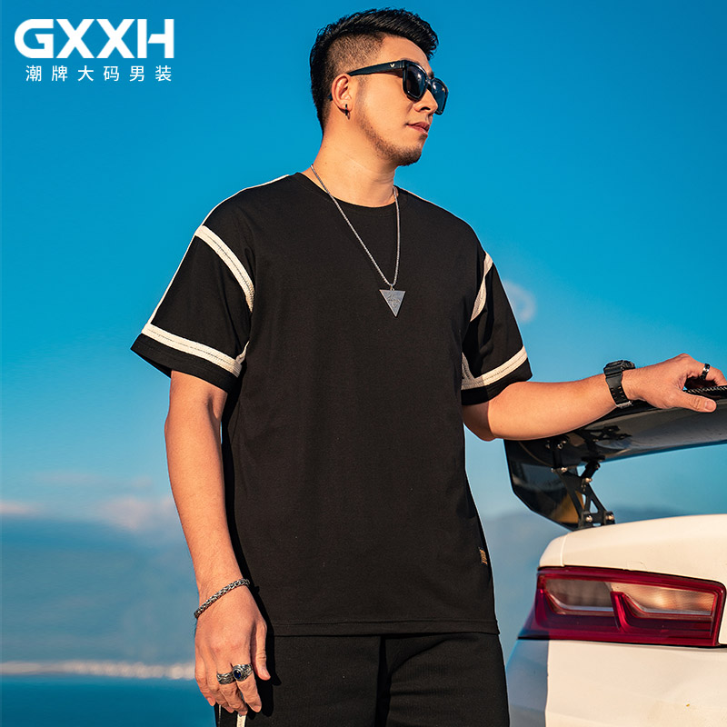 เสื้อยืดผู้ชายอ้วน S-5XL(อกเสื้อ39-51นิ้ว)