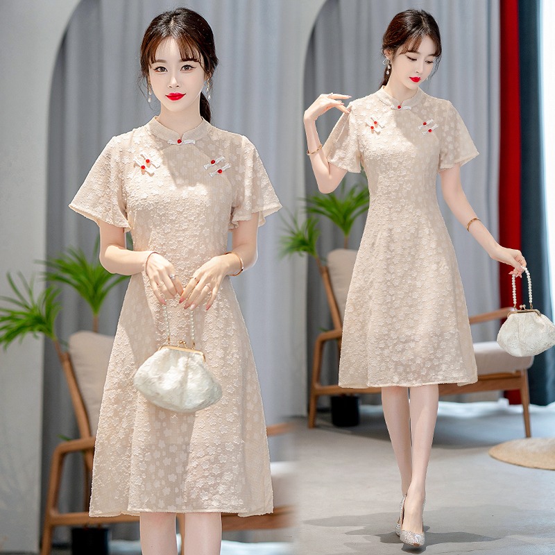 เดรสสาวอวบ มีไซส์ L-4XLอกเสื้อ 38-47 นิ้ว ใส่ได้ทั้งสาวหุ่นดีน่ารักจนถึงสาวอวบพลัสไซส์ จัดส่งฟรี! ทักแชทสั่งซื้อ