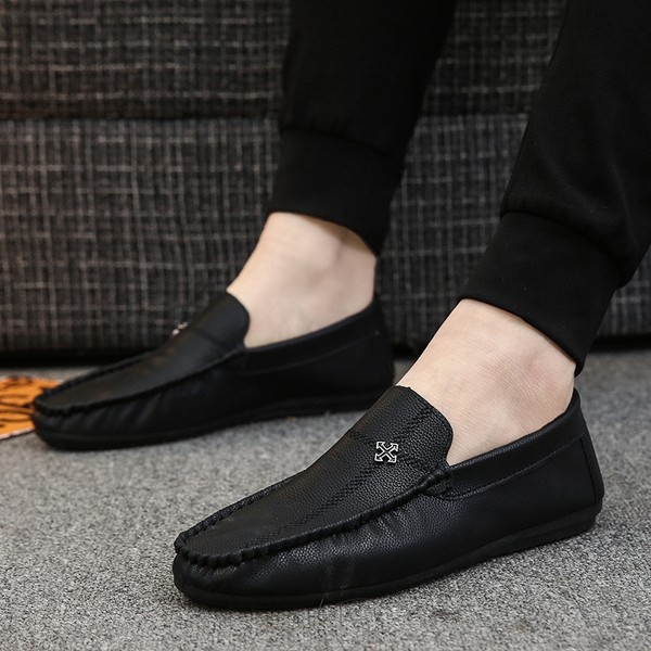 รองเท้าโลฟเฟอร์ชาย รองเท้าผู้ชาย รองเท้าแฟชั่นชาย รองเท้าหนังผู้ชาย Men Loafer Slip-On Shoes