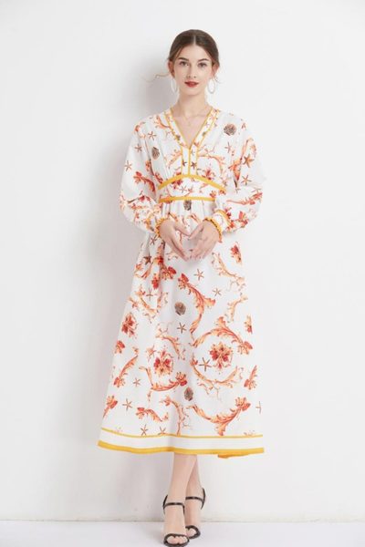 ชุดเดรสยาวสวยๆ ชุดเดรสยาวใส่สบาย ใส่ทำงาน