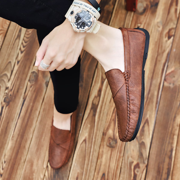 รองเท้าหนังผู้ชาย มีไซส์39-44 รองเท้าโลฟเฟอร์ชาย Slip-On Shoes