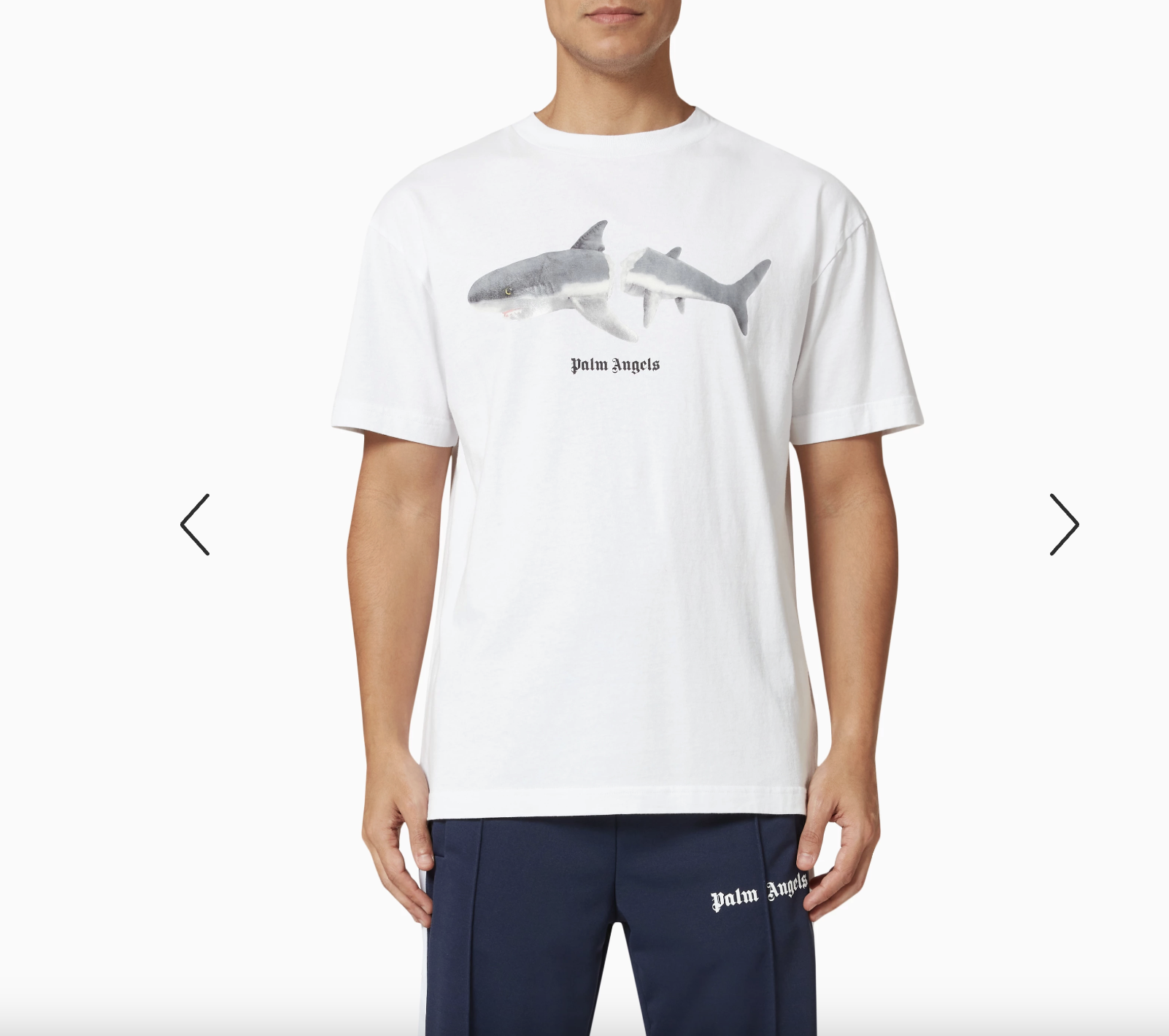 Palm Angels White Shark T-Shirt