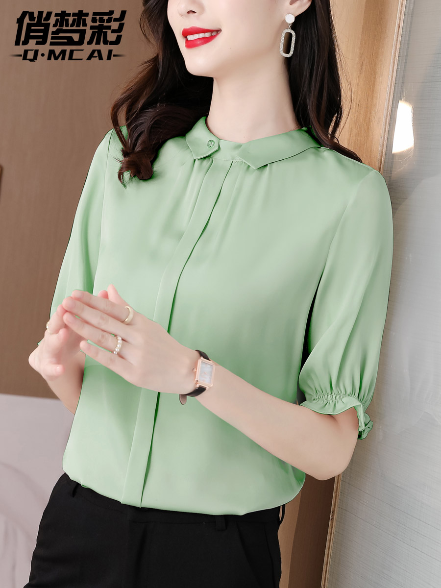 เสื้อชีฟอง เสื้อแฟชั่นสุภาพสตรีวัยผู้ใหญ่ มีไซต์ อก34นิ้ว-43นิ้ว
