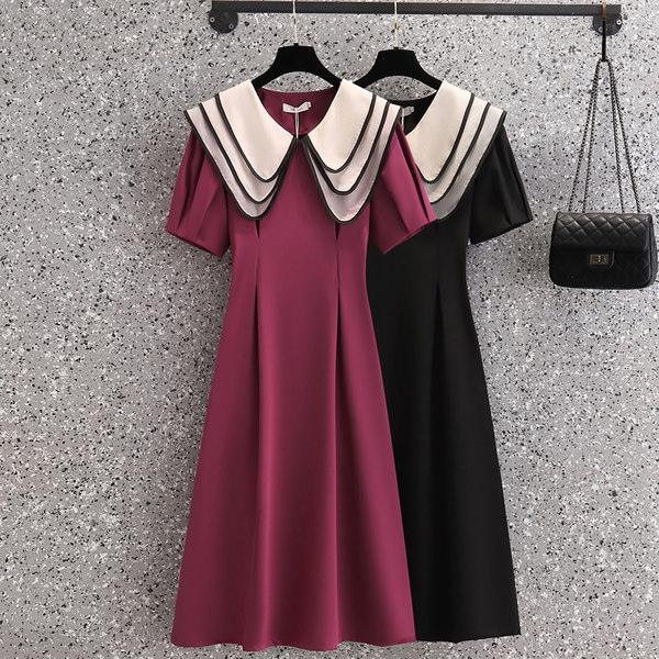 เดรสคนอ้วน เดรสสาวอวบ ชุดเดรสคนอ้วนวัยรุ่น BY PLUS SIZE Girl