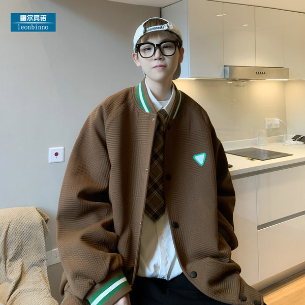เสื้อแจ็คเก็ตเบสบอล เสื้อคลุม เสื้อแขนยาวสไตล์เกาหลี