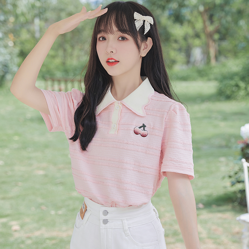 เสื้อผ้าวัยรุ่นเกาหลี เสื้อยืดวัยรุ่นผู้หญิง มีขนาด S M L XL