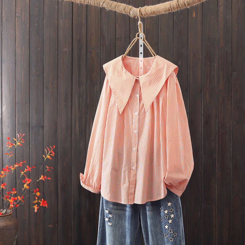 แบบเสื้อสวยๆ เสื้อผ้าฝ้ายลินิน เสื้อเชิ้ตผ้าลินิน