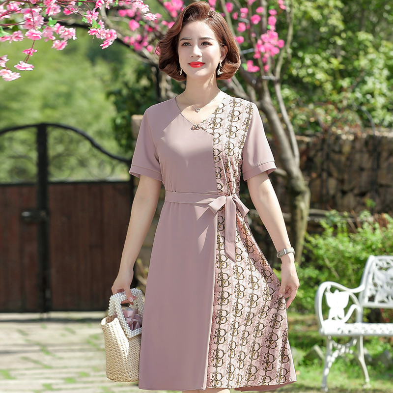 เดรสวัยผู้ใหญ่40-60ปี เดรสคุณแม่ ชุดเดรสทำงานวัยผู้ใหญ่ แบรนด์ MAMA DRESS