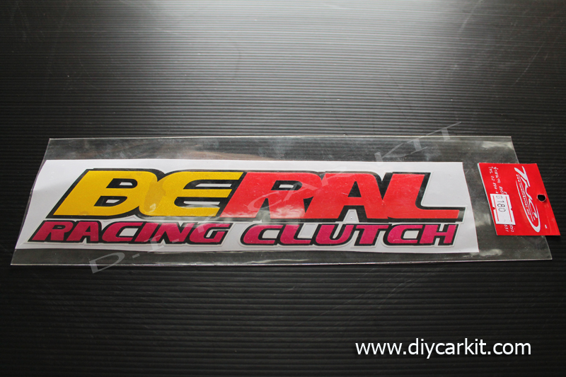 สติ๊กเกอร์สะท้อนแสงติดรถ Beral Racing Clutch
