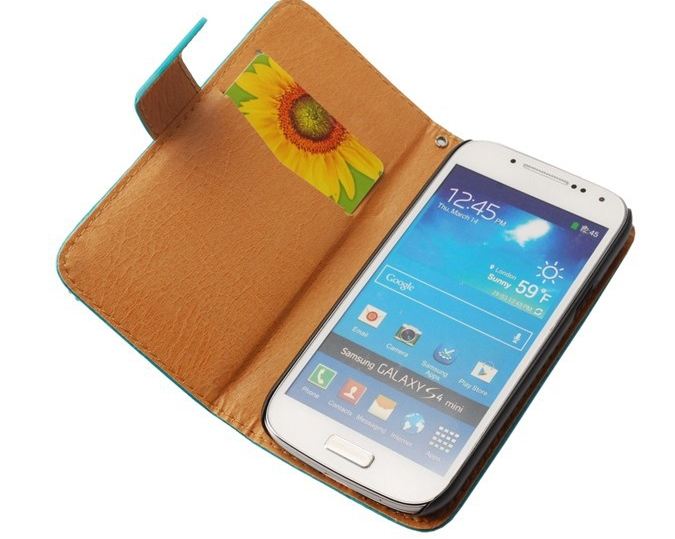 เคส Samsung Galaxy S4 mini i9190 เคส Diy แบบ ฝาเปิดปิด Filp cas เคส 3 D แต่งคริสตัล โทนสีฟ้า รูป ผีเสื้อ ราตรี เคสเว่อร์ ๆ 755953