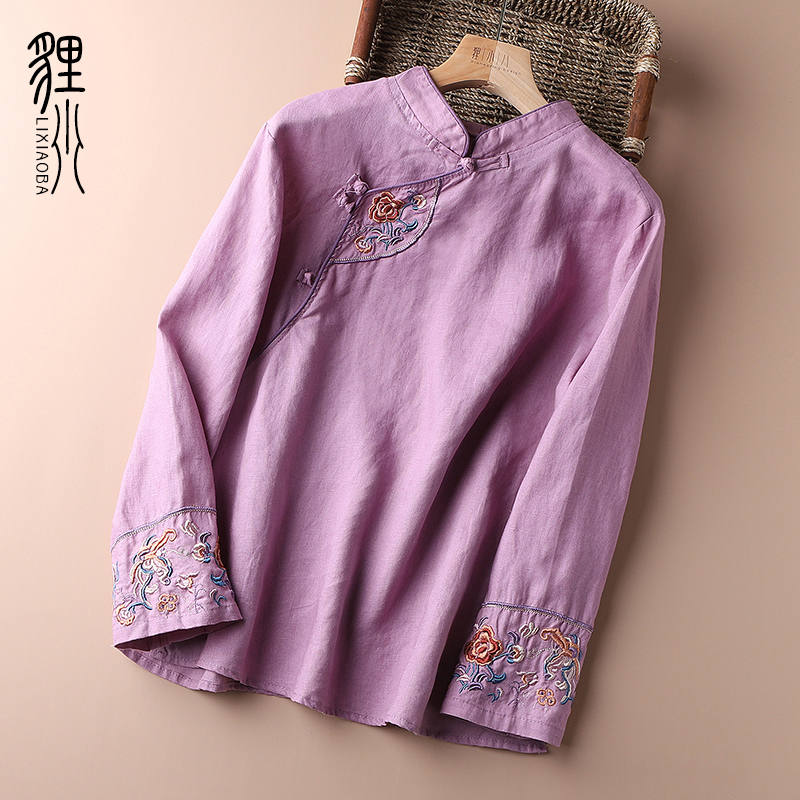 แบบเสื้อสวยๆ เสื้อผ้าฝ้ายลินิน เสื้อเชิ้ตผ้าลินิน