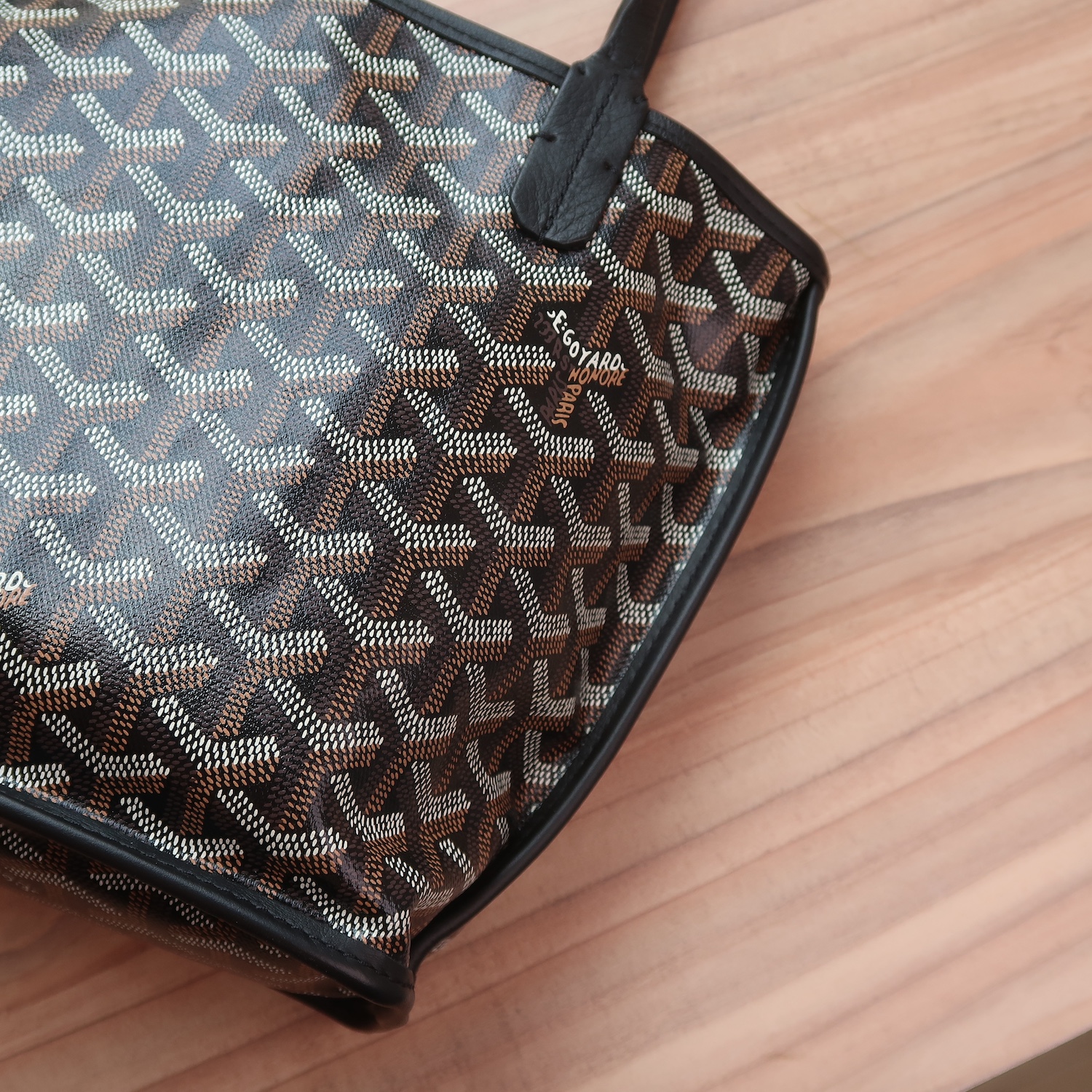 Goyard Black Monogram Heart Anjou Mini Bag (Full Set 2024)