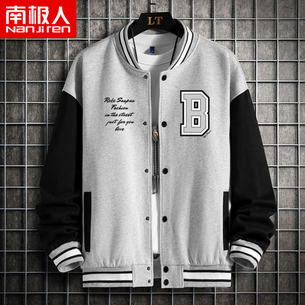 เสื้อแจ็คเก็ตเบสบอล เสื้อคลุม เสื้อแขนยาวสไตล์เกาหลี