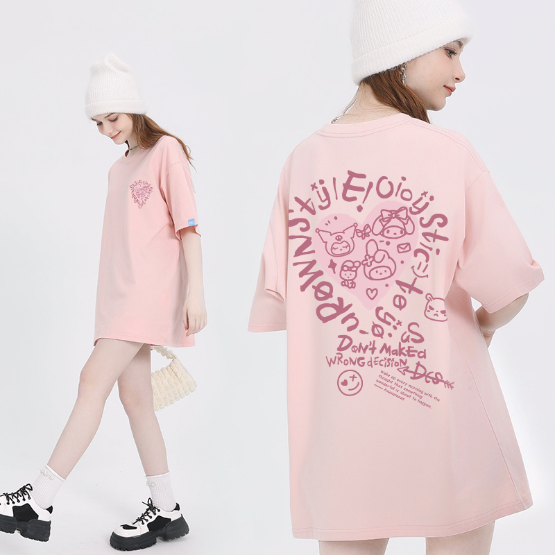 เสื้อผ้าวัยรุ่นเกาหลี เสื้อยืดวัยรุ่นผู้หญิง มีขนาด S M L XL