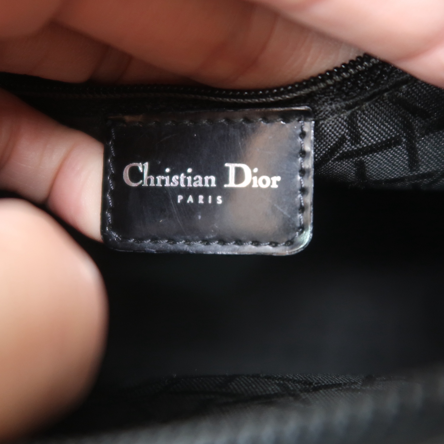 Christian Dior Black Danim Lady 10" SHW