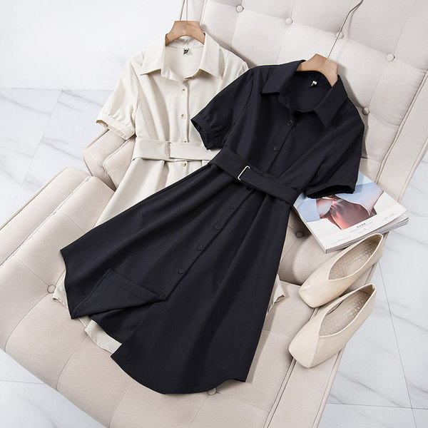 เดรสคนอ้วน เดรสสาวอวบ ชุดเดรสคนอ้วนวัยรุ่น BY PLUS SIZE Girl