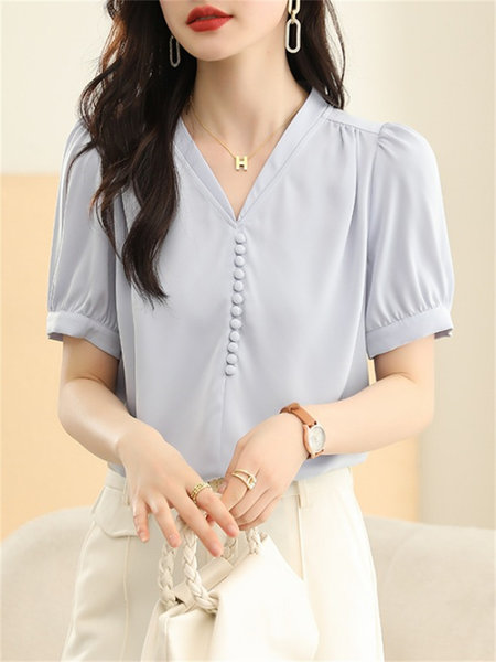 เสื้อชีฟองเกาหลี เสื้อชีฟองสวยๆ