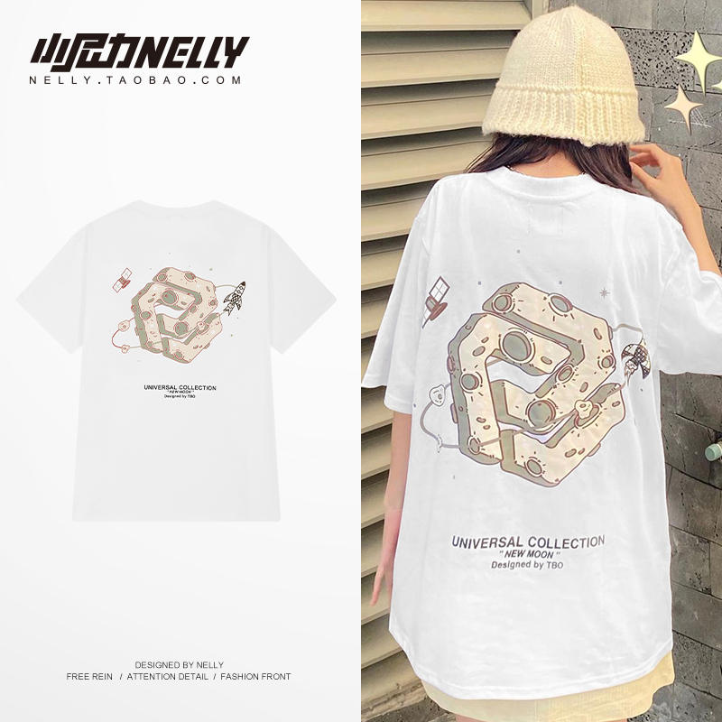 เสื้อยืดคอกลม ผู้ชาย เสื้อยืดผู้ชายเกาหลี เสื้อยืดเกาหลี แบรนด์ NELLY