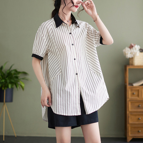 เสื้อลินิน แบบเสื้อสวยๆ เสื้อผ้าฝ้ายลินิน เสื้อเชิ้ตผ้าลินิน BY LININ