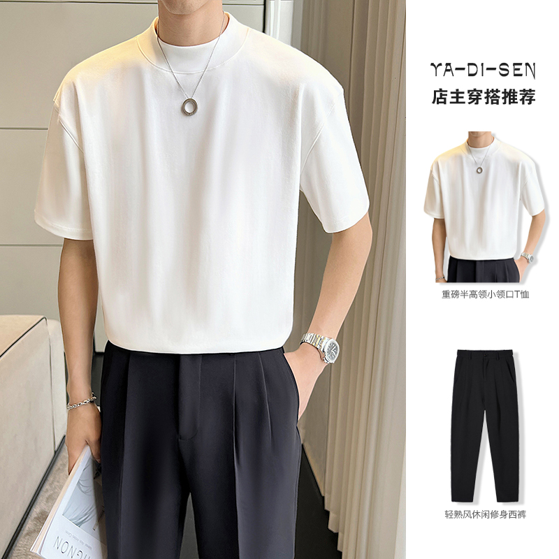 เสื้อยืดผู้ชายอ้วน S-5XL(อกเสื้อ39-51นิ้ว)
