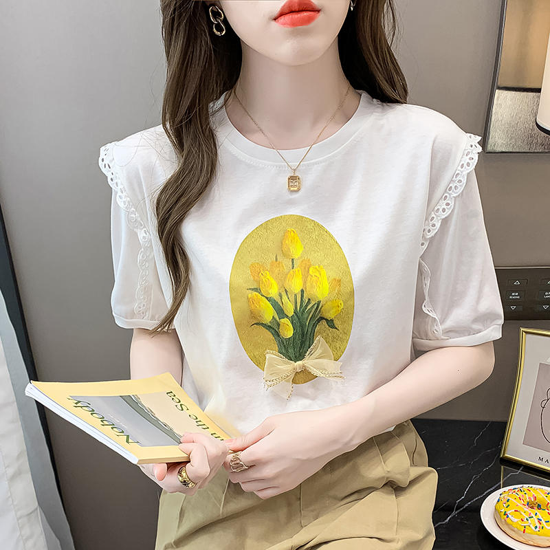 เสื้อยืดวัยรุ่นน่ารักๆ เสื้อวัยรุ่นแขนสั้น เสื้อผ้าวัยรุ่นเกาหลี แบรนด์ Wiyike