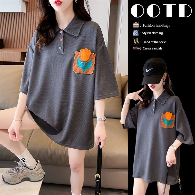 เสื้อยืดคนอ้วนแบบโอเวอร์ไซส์แบบ ulzzang fashion สนใจทักแชท
