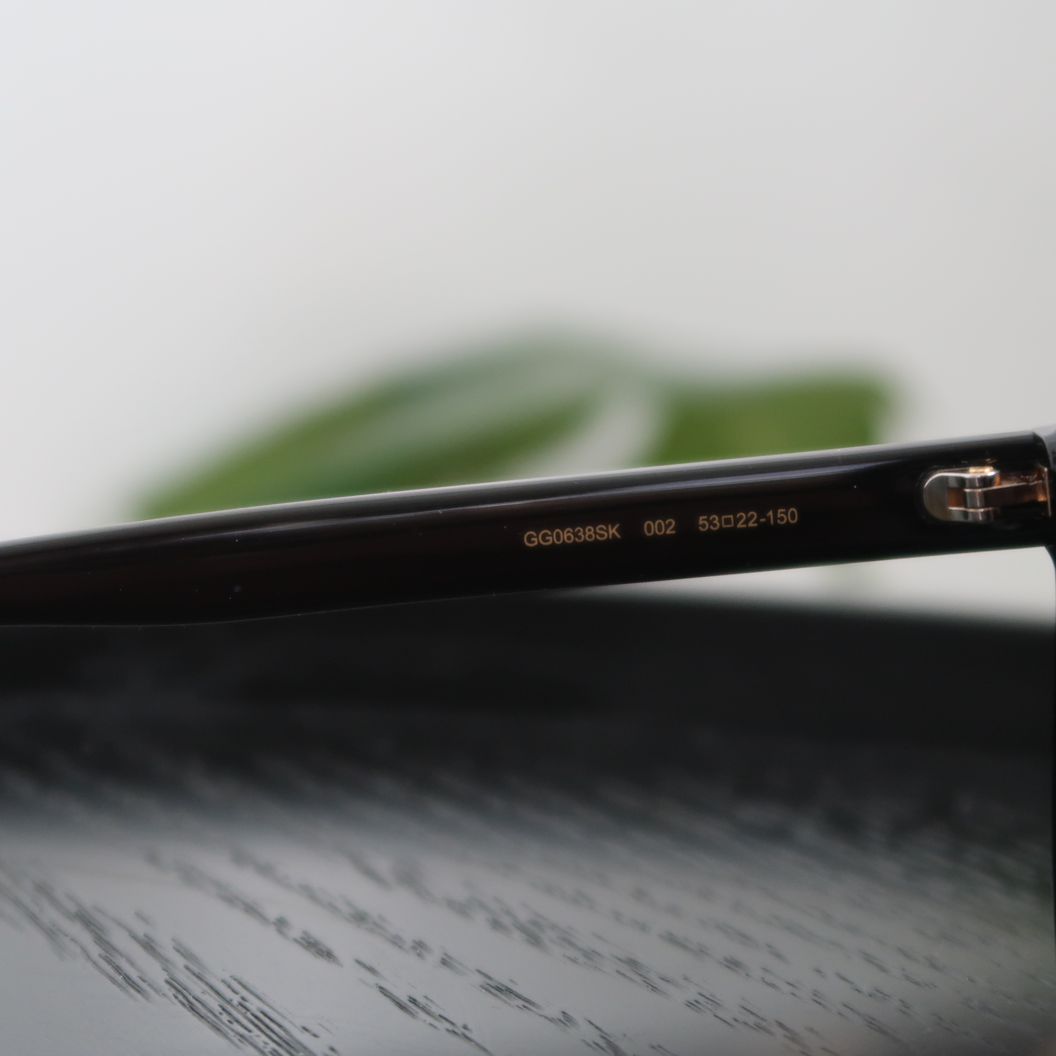 Gucci GG Black Lens Sunglasses GG0638SK