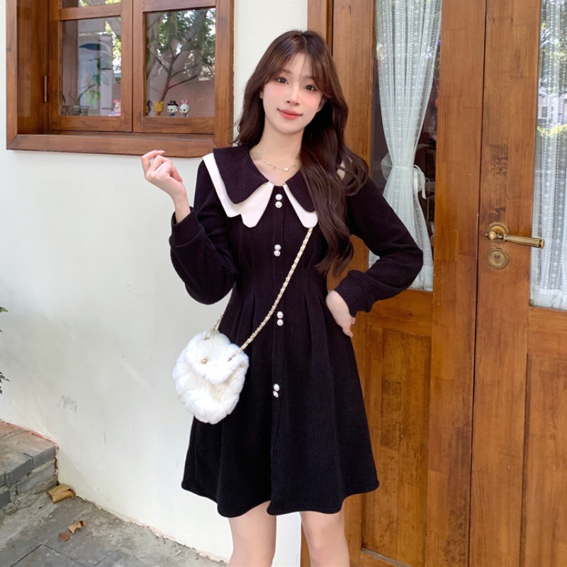 เดรสสาวอวบ มีไซส์ L-4XLอกเสื้อ 38-47 นิ้ว ใส่ได้ทั้งสาวหุ่นดีน่ารักจนถึงสาวอวบพลัสไซส์ จัดส่งฟรี! ทักแชทสั่งซื้อ