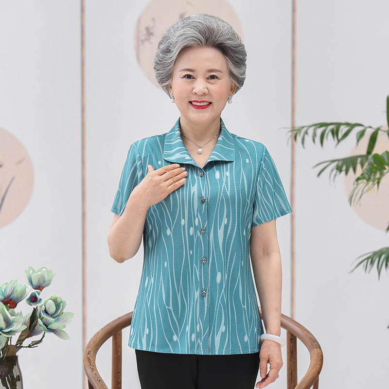 เสื้อคุณยาย เสื้อผู้วัยอายุ60-70ปี เสื้ออาม่า เสื้อผู้สูงอายุ