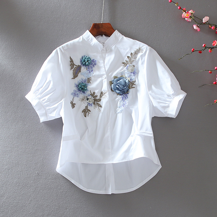 เสื้อลินิน เสื้อผ้าฝ้ายลินิน เสื้อเชิ้ตผ้าลินิน ปักลายสวยๆด้วยด้าย สไตล์VINTAGE BY Dreamroom