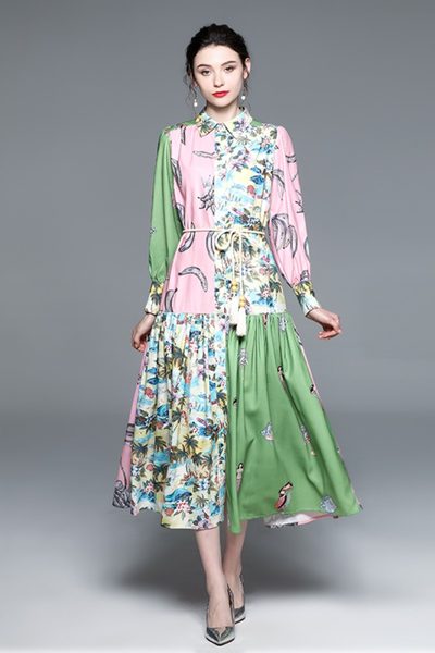 ชุดเดรสยาวสวยๆ ชุดเดรสยาวใส่สบาย ใส่ทำงาน