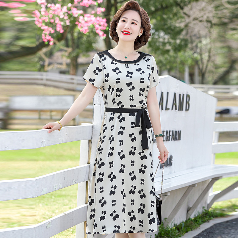 เดรสวัยผู้ใหญ่40-60ปี เดรสคุณแม่ ชุดเดรสทำงานวัยผู้ใหญ่ แบรนด์ MAMA DRESS