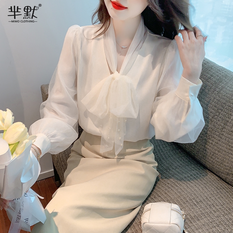 เสื้อลูกไม้ เสื้อเชิ้ตแขนยาว