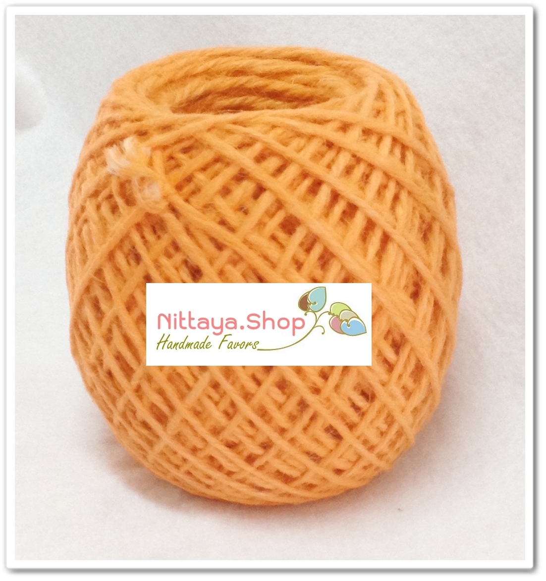 เชือกกระสอบสีธรรมชาติและย้อมสี