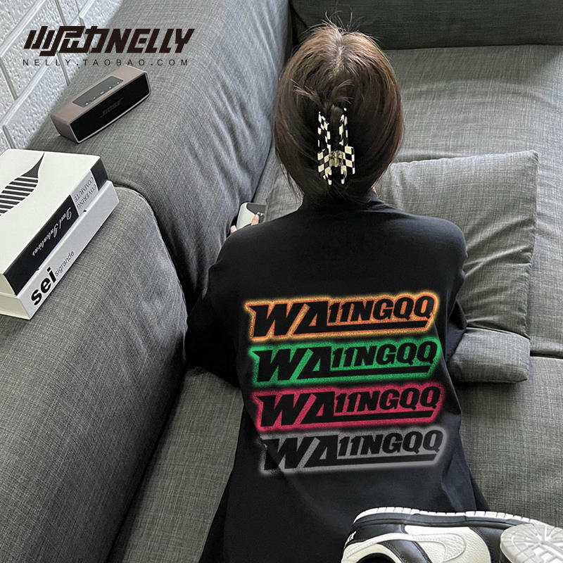 เสื้อยืดคอกลม ผู้ชาย เสื้อยืดผู้ชายเกาหลี เสื้อยืดเกาหลี แบรนด์ NELLY