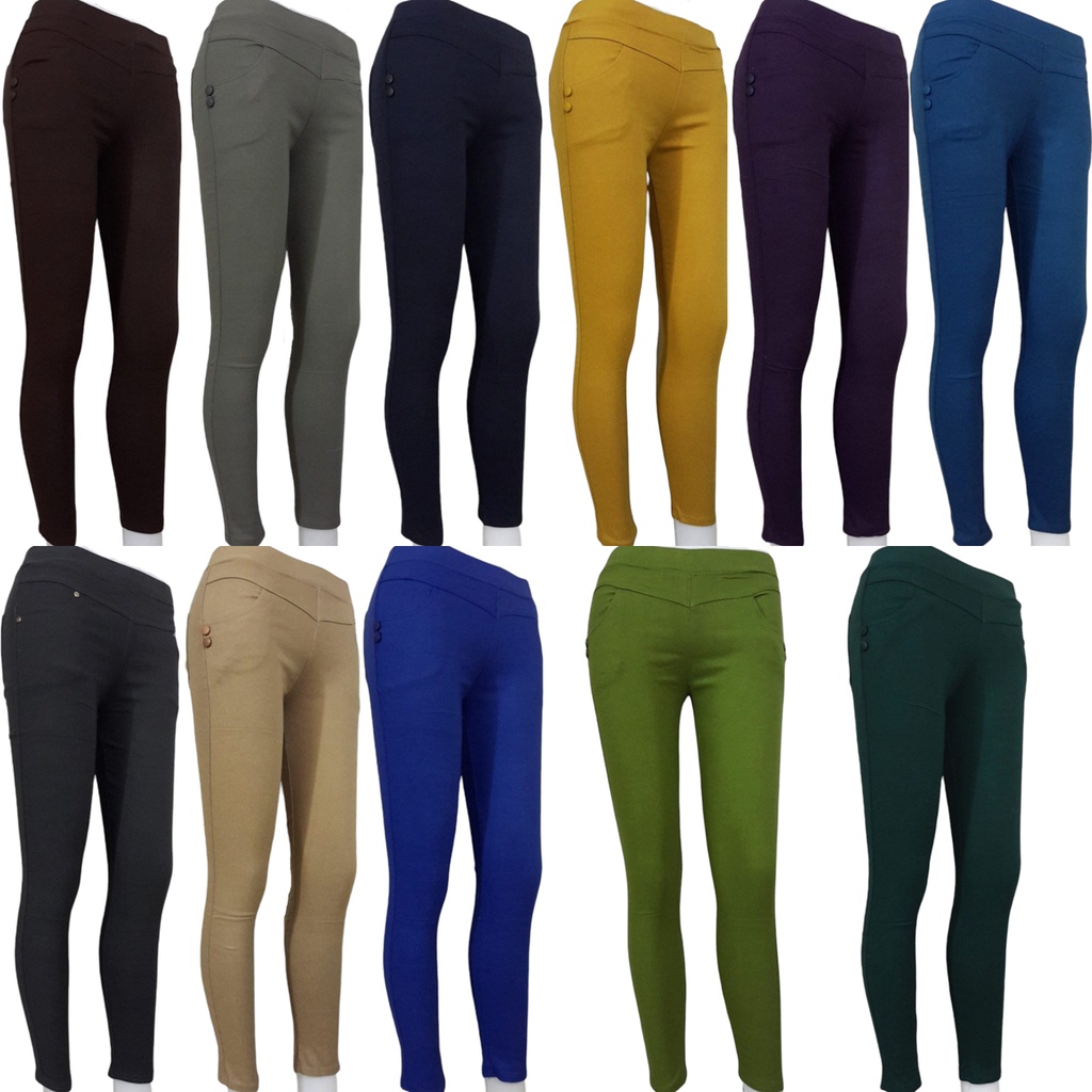 🎨 Trousers465 กางเกงสกินนี่ขายาว ทรงเป๊ะ ใส่สบาย! ผ้ายืดหยุ่นตามตัว ใส่แล้วกระชับรับทรง ไม่อึดอัด มีหลากหลายสีให้เลือก