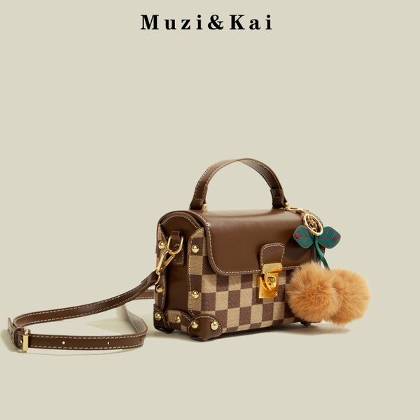 กระเป๋าสะพายข้างผู้หญิง กระเป๋าสะพายสไตล์เกาหลี By Muzi&Kai