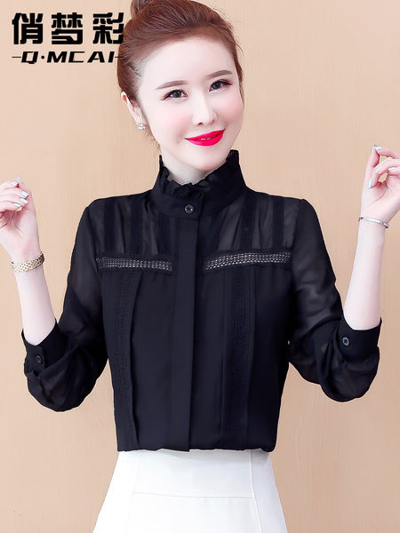 เสื้อเชิ้ต เสื้อเชิ้ตชีฟอง ลายสวยๆฟรีค่าส่ง
