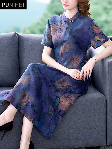 เดรสวัยผู้ใหญ่40-60ปี เดรสคุณแม่ ชุดเดรสทำงานวัยผู้ใหญ่ แบรนด์ MAMA DRESS