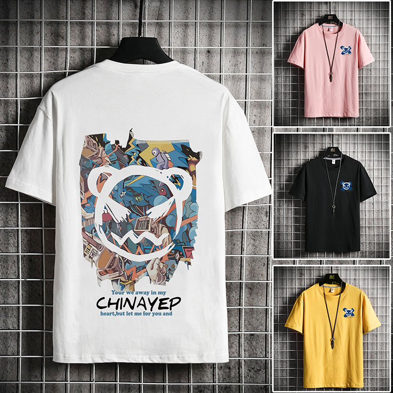 เสื้อยืดผู้ชายอ้วน XL-5XL อกเสื้อ40-52 นิ้ว