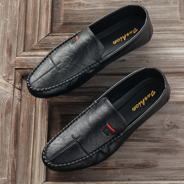 รองเท้าโลฟเฟอร์ชาย รองเท้าผู้ชาย รองเท้าแฟชั่นชาย รองเท้าหนังผู้ชาย Men Loafer Slip-On Shoes