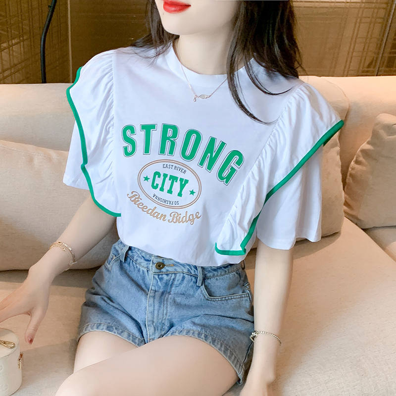 เสื้อยืดวัยรุ่นน่ารักๆ เสื้อวัยรุ่นแขนสั้น เสื้อผ้าวัยรุ่นเกาหลี แบรนด์ Wiyike