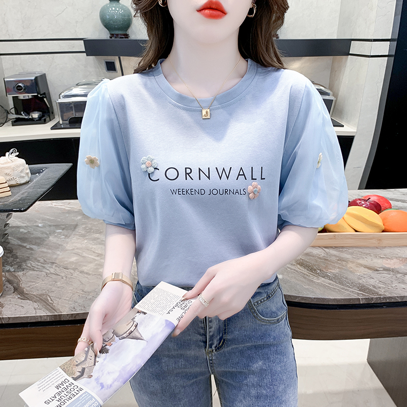 เสื้อผ้าวัยรุ่นเกาหลี เสื้อยืดวัยรุ่นผู้หญิง มีขนาด S M L XL