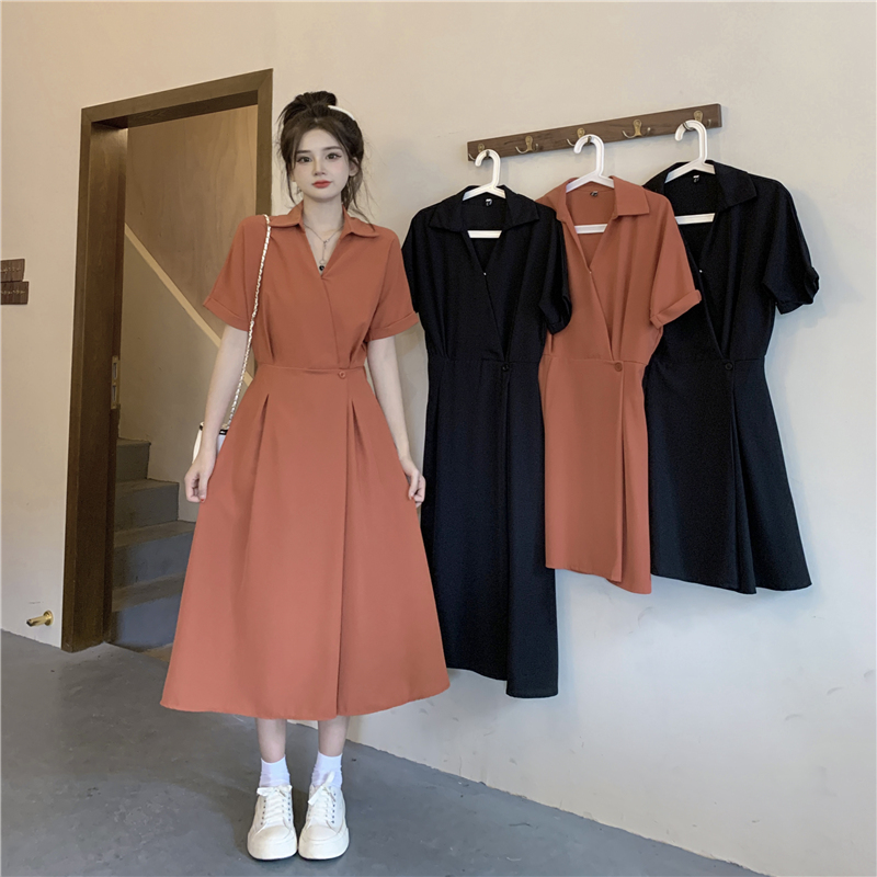เดรสวัยรุ่น-เดรสคนอ้วนวัยรุ่น L-4XL(อก38-46 นิ้ว)